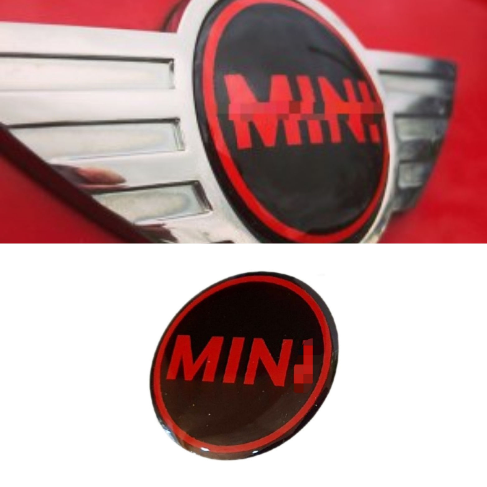 Custom Gel Center Badge Decal Sticker for MINI Cooper Gen 1, 2 and 3