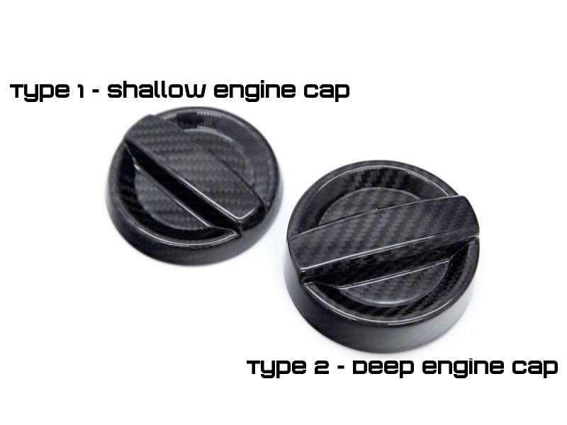 Genuine Dry Carbon Fibre Engine Oil Cover for MINI F55, F56, F57 - Cooper S JCW