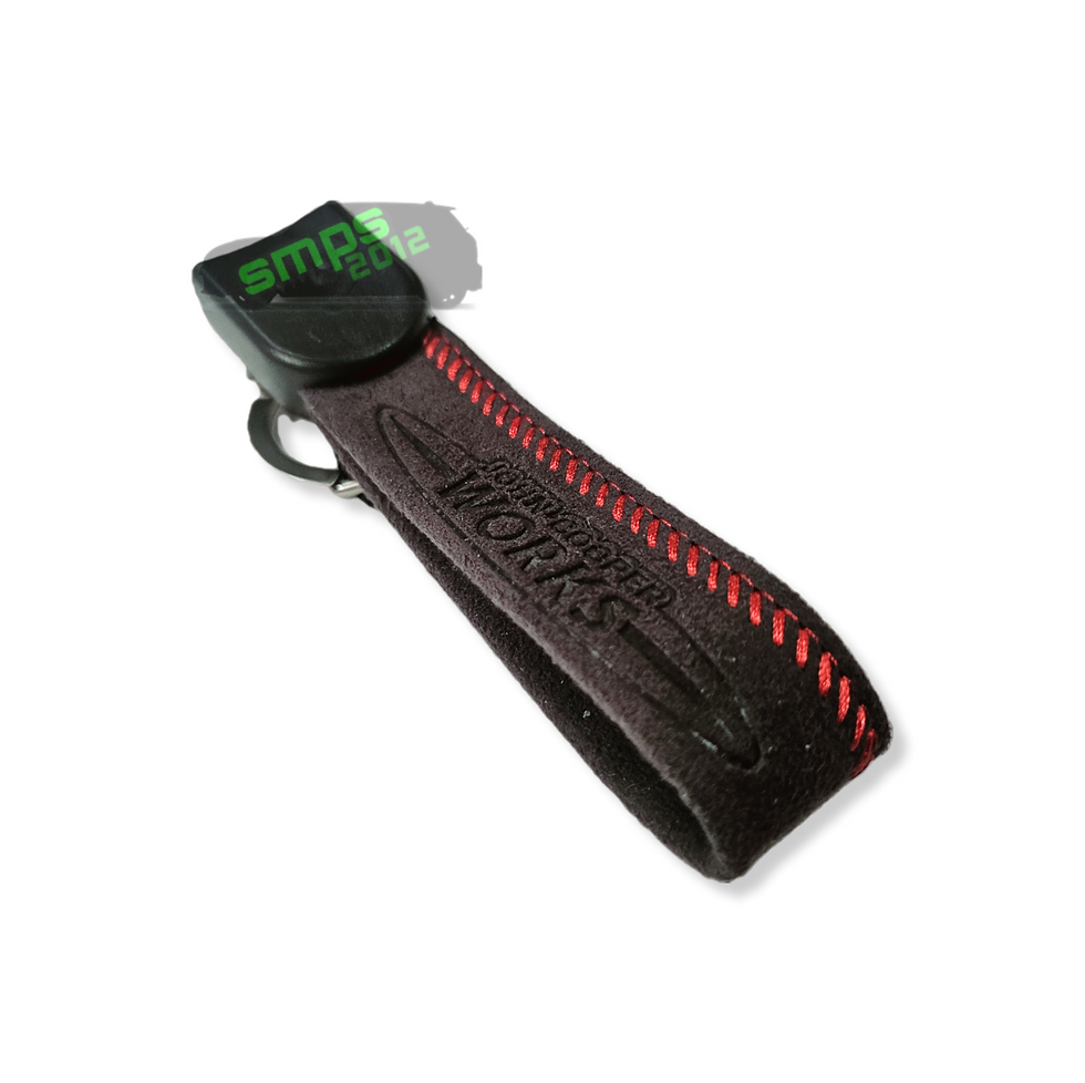 Thumbnail: Mini JCW Pro Suede Keychain Key Ring Lanyard
