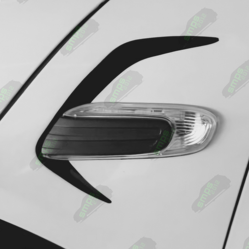 KillAllChrome Mini F56 F57 F55 Scuttle Decal Kit – JCW One Cooper S Side Decals, Gloss Black, UK Made