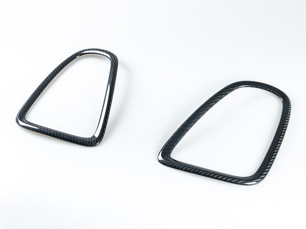 Thumbnail: Mini R56 R57 R58 R59 Genuine Carbon Fibre Rear Tail light Covers