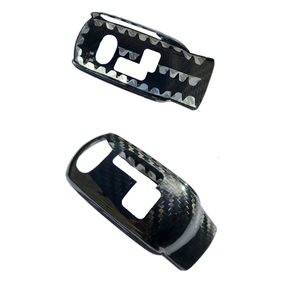 Thumbnail: Carbon Fibre Automatic Gear Shift Knob Cover for MINI F55 F56 F57 F60