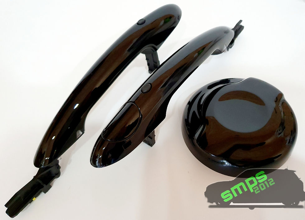 Thumbnail: Genuine Brand New MINI F57 Black Door Handles and Fuel Cap Kit Cooper S JCW