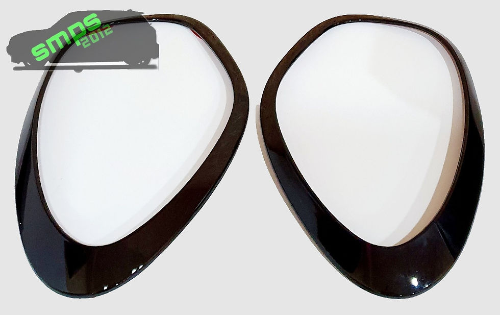 Thumbnail: Mini R60 Countryman Gloss Black Head & Tail Light Covers (2008-2013)