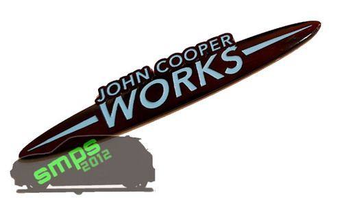 Mini Jcw Custom John Cooper Works Stemma Nero & Rosso 145mm X 25mm - Foto 7