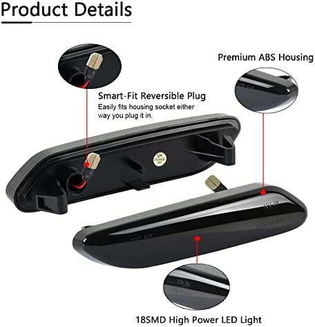 Thumbnail: Mini LED R61 Paceman Scuttle indicators Smoked Dynamic side Repeater 2010-2016