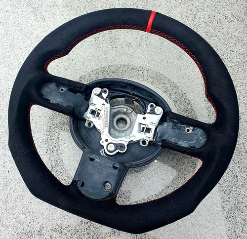 Mini R53 Alcantara Steering Wheel – Black & Red Upgrade for Cooper S & JCW