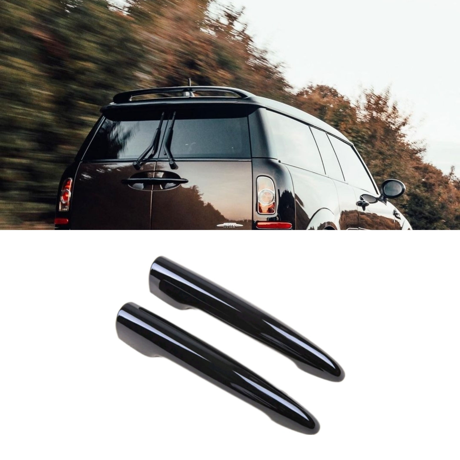 Mini R55 Clubman Barn Rear Door Handle Covers