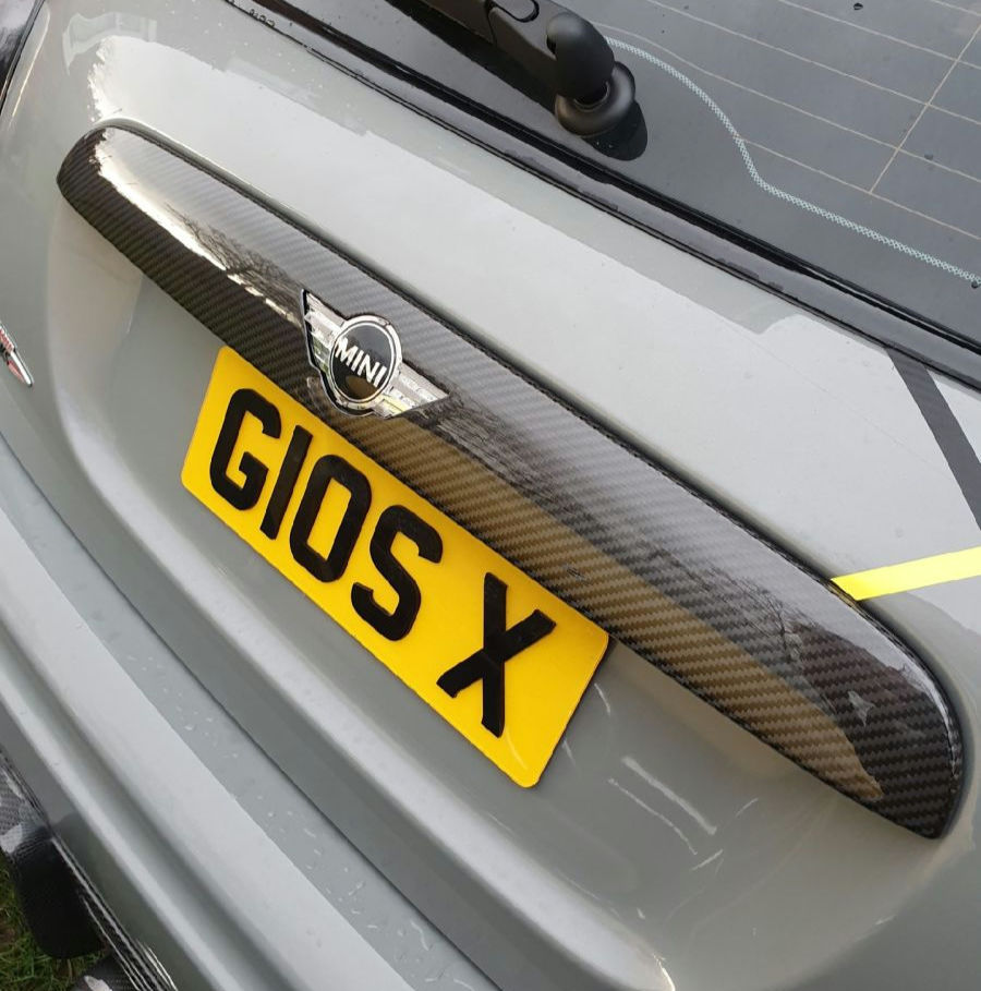 Mini F55, F56, F57 Carbon Fiber Tailgate / Boot Handle Cover