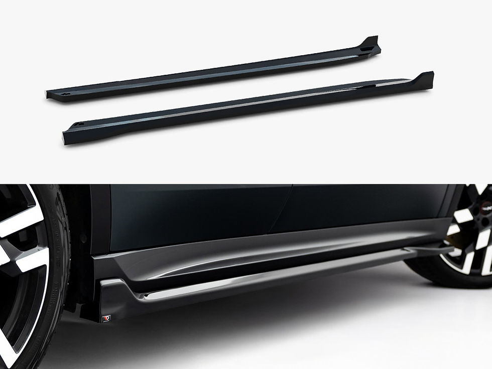 Thumbnail: U25 Side Skirts, Gloss Black - Maxton Design for MINI Countryman JCW (2024+)