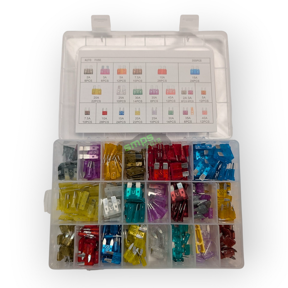 Thumbnail: Car Fuses Kit, Mini, Standard, Micro Blade Automotive Replacement fuse (300 pcs)