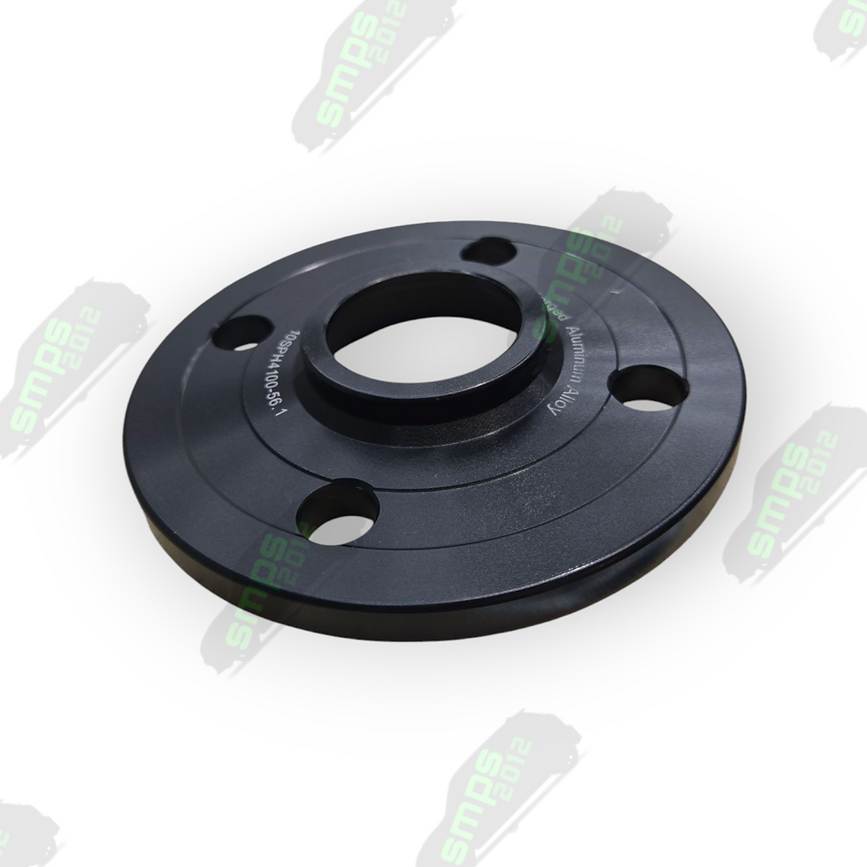 Thumbnail: 10mm Hubcentric Alloy Wheel Spacers for MINI R56 - Black Anodized Coating