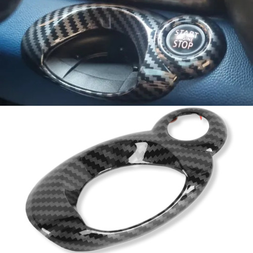 Mini R56 Carbon Fibre Start Stop Ignition Surround Cover - Genuine ...