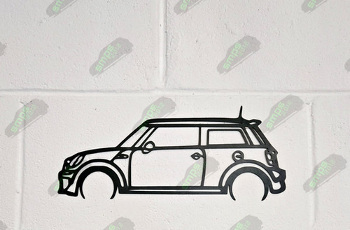 Mini Cooper Silhouette Black Metal Wall Art Hanging | Smps2012https ...