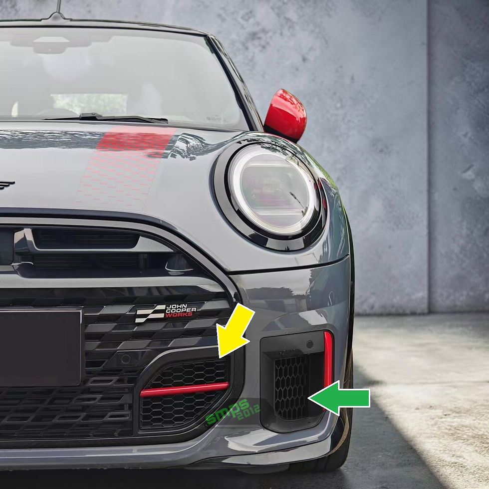 MINI F66 JCW 4-piece lower front stone guard kit