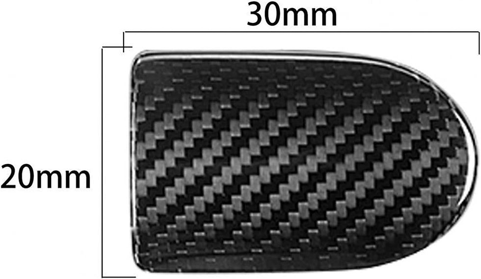 Thumbnail: Genuine Carbon Fiber Glove Box Handle Cover For Mini F55 F56 F57