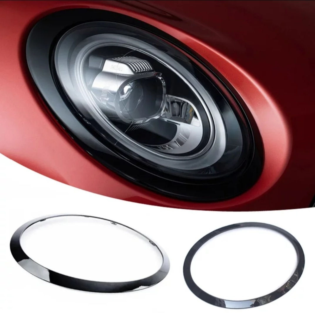 Gloss Black Headlight Replacement Ring Trims – MINI F54 Clubman (2016–2021)