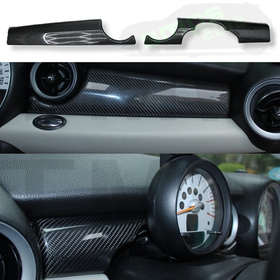 Thumbnail: Genuine Carbon Fibre Dashboard Dash Covers for MINI R55 R56 R57 R58 R59