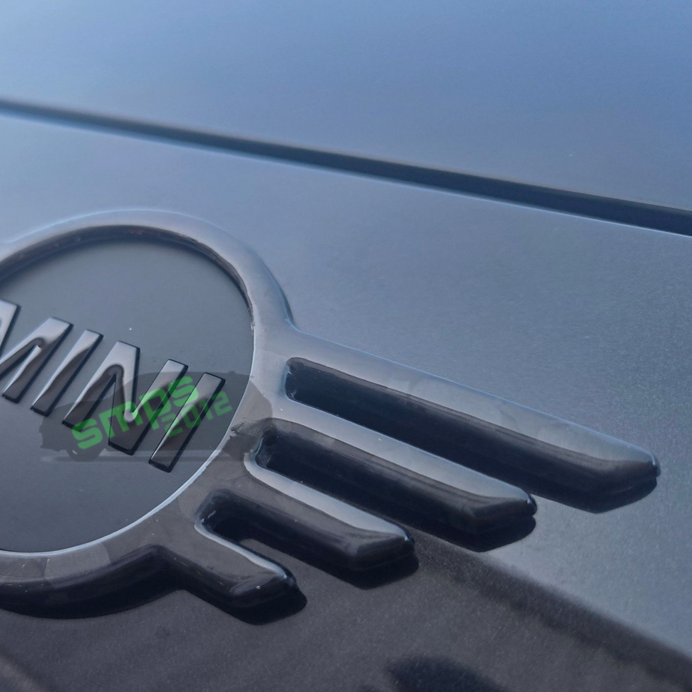 Thumbnail: Genuine Carbon Fibre Front and Rear Badge Covers for MINI LCI Models (2018+)