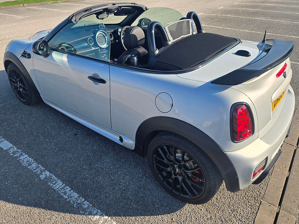 MINI R59 Roadster with the SMPS2012 Gloss Black Dechrome kit