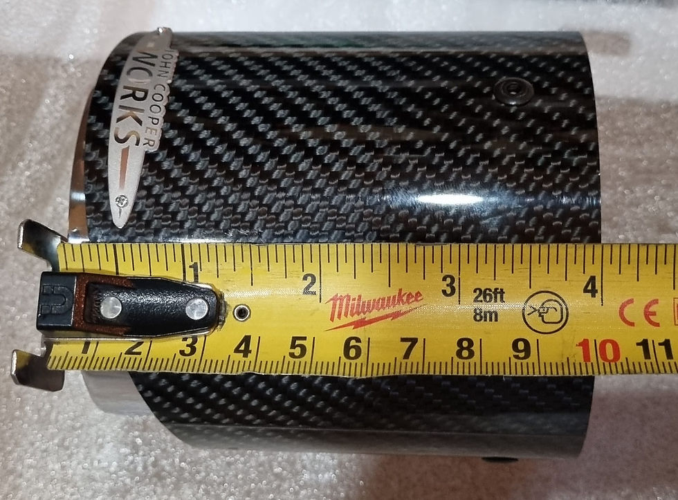 Thumbnail: MINI Carbon Fibre Exhaust Tips - Part Number 18302468715