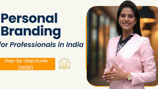 A professional thumbnail titled "Personal Branding for Professionals in India" featuring an image of Elvina Pinto, the founder of Ustride corporate training and image consultancy.