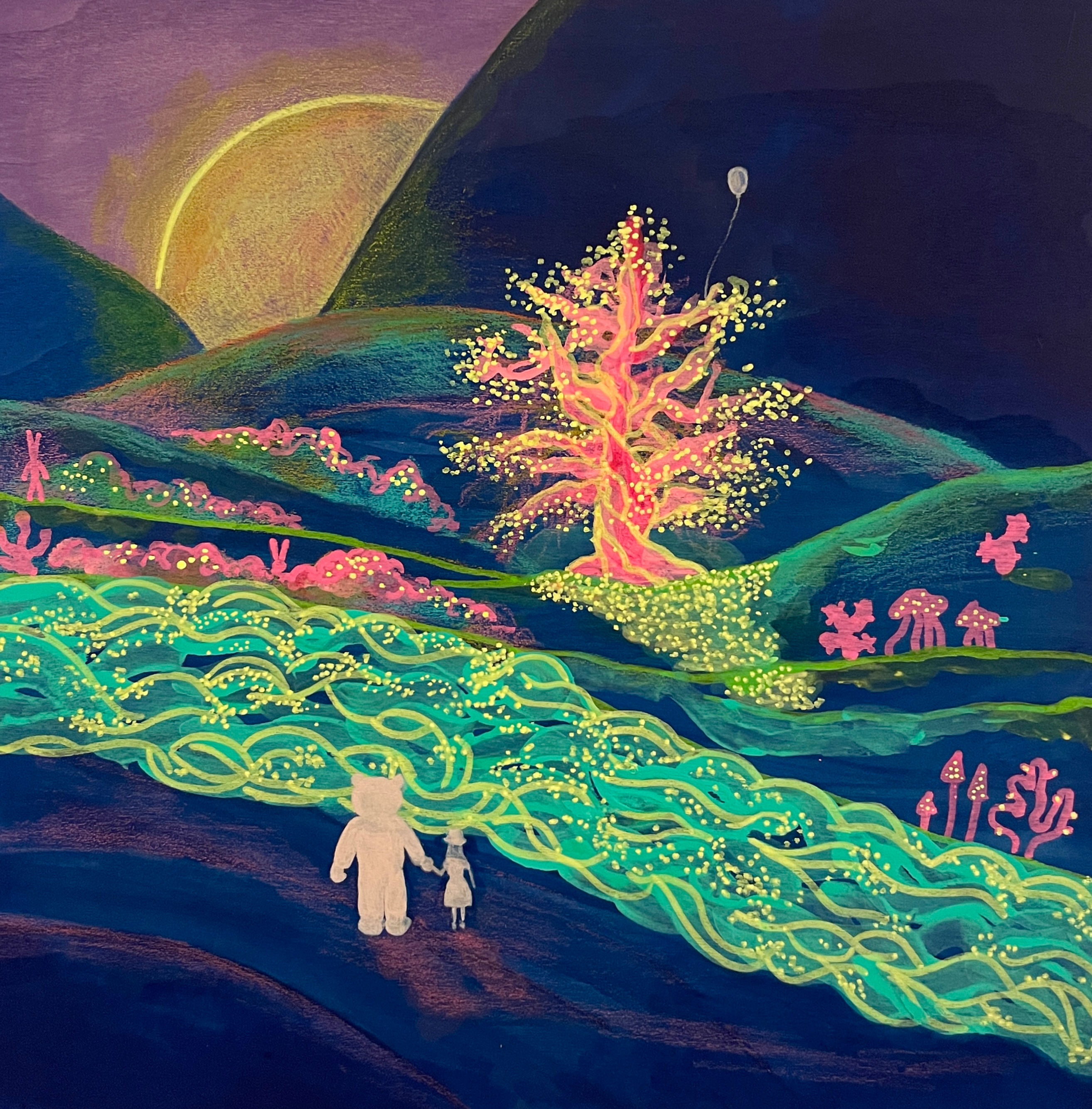 We've followed my balloon...