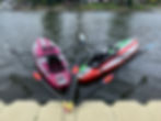 Two SUP Rowers - "A SUPer WEY To Row" and "WEY Too Much Fun"