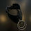 Thumbnail: O-rings Black Leather Choker Collar /KLEIDUNGS|WERK