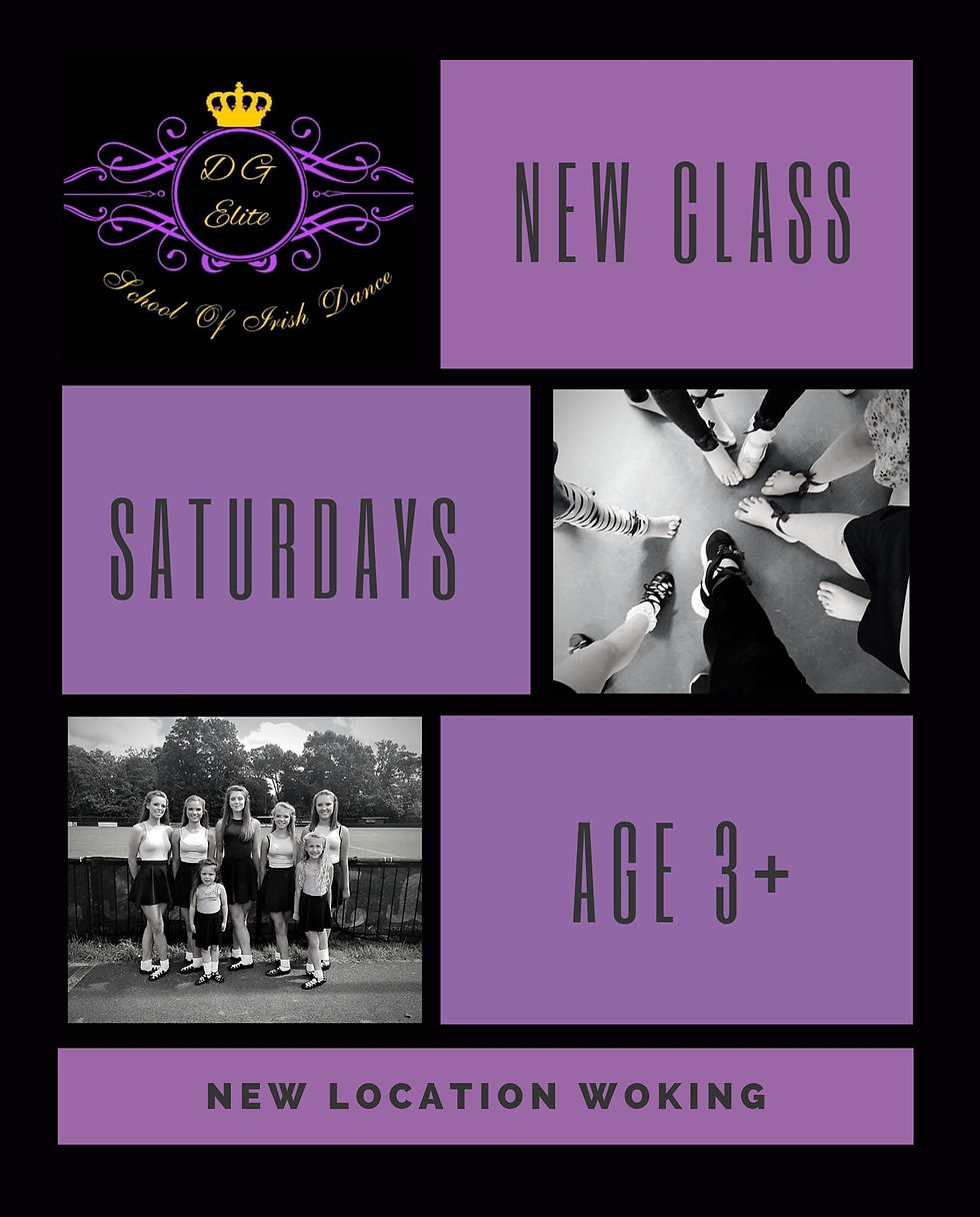 DG Elite School of Irish Dance poster