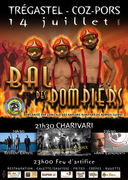 Affiche-bal-des-pompiers-2015- Bruno Lamer - Pixhuil Armor