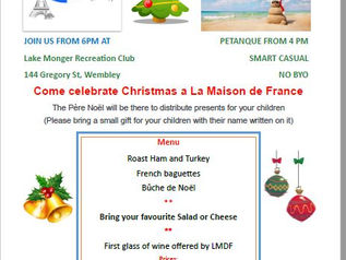 Noel a La Maison De France 2021