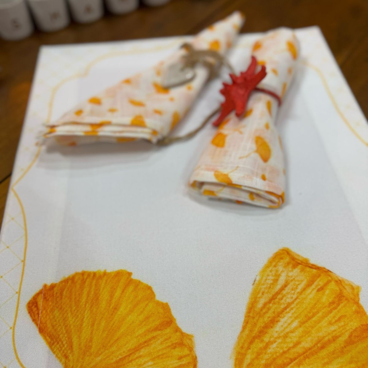 Kit Jogo americano e guardanapo