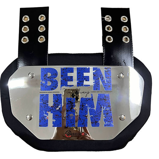 thumbnail image 2 of Precision Football Back Plate - Lower Spine Protector For Shoulder Pads (On My Mama Series) 2 of 13