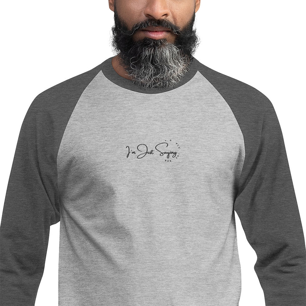 Thumbnail: 3/4 sleeve raglan Deluxe Logo Unisex shirt