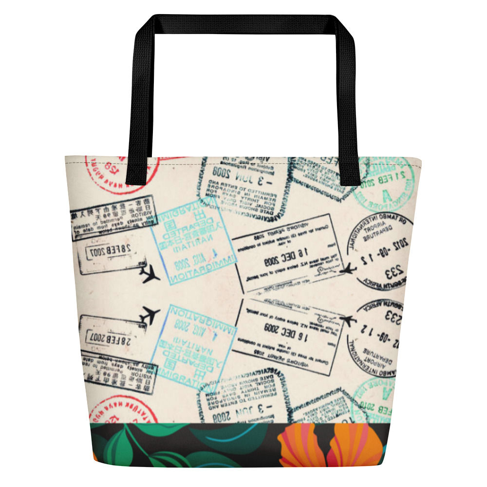 Passport Vintage Beach Vibes Tote Bag