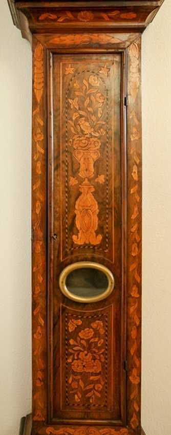 Thumbnail: A Dutch marquetry longcase clock, T v Brussel, early 18th c. (V04)
