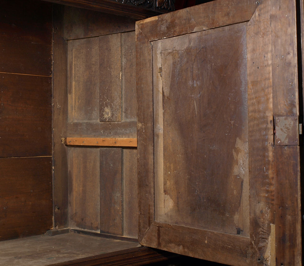 Thumbnail: A large French walnut cupboard, 17th century  (M10)
