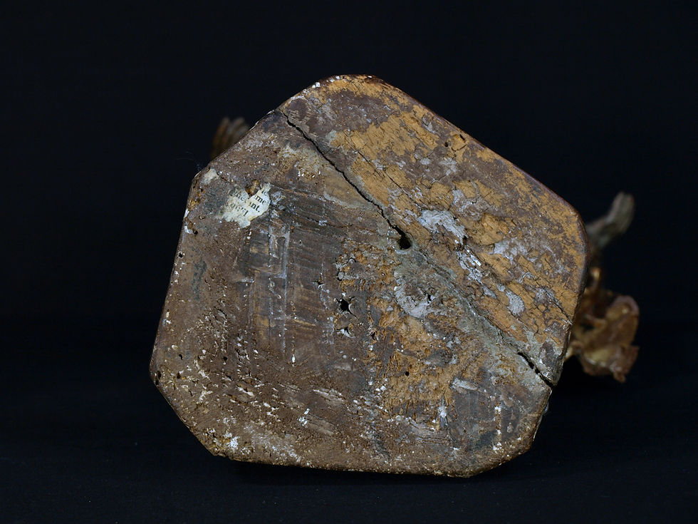 Thumbnail: A Spanish polychrome wood sculpture of Christ, 17th century, 19" (Q44)