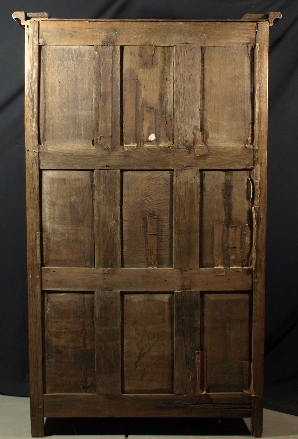 Thumbnail: A Flemish oak Gothic cupboard, 15th/16th century (O02)