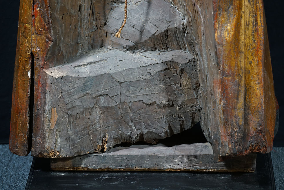 Thumbnail: A life-size sculpture of the apostle Peter, 18th century, 72" (T24)