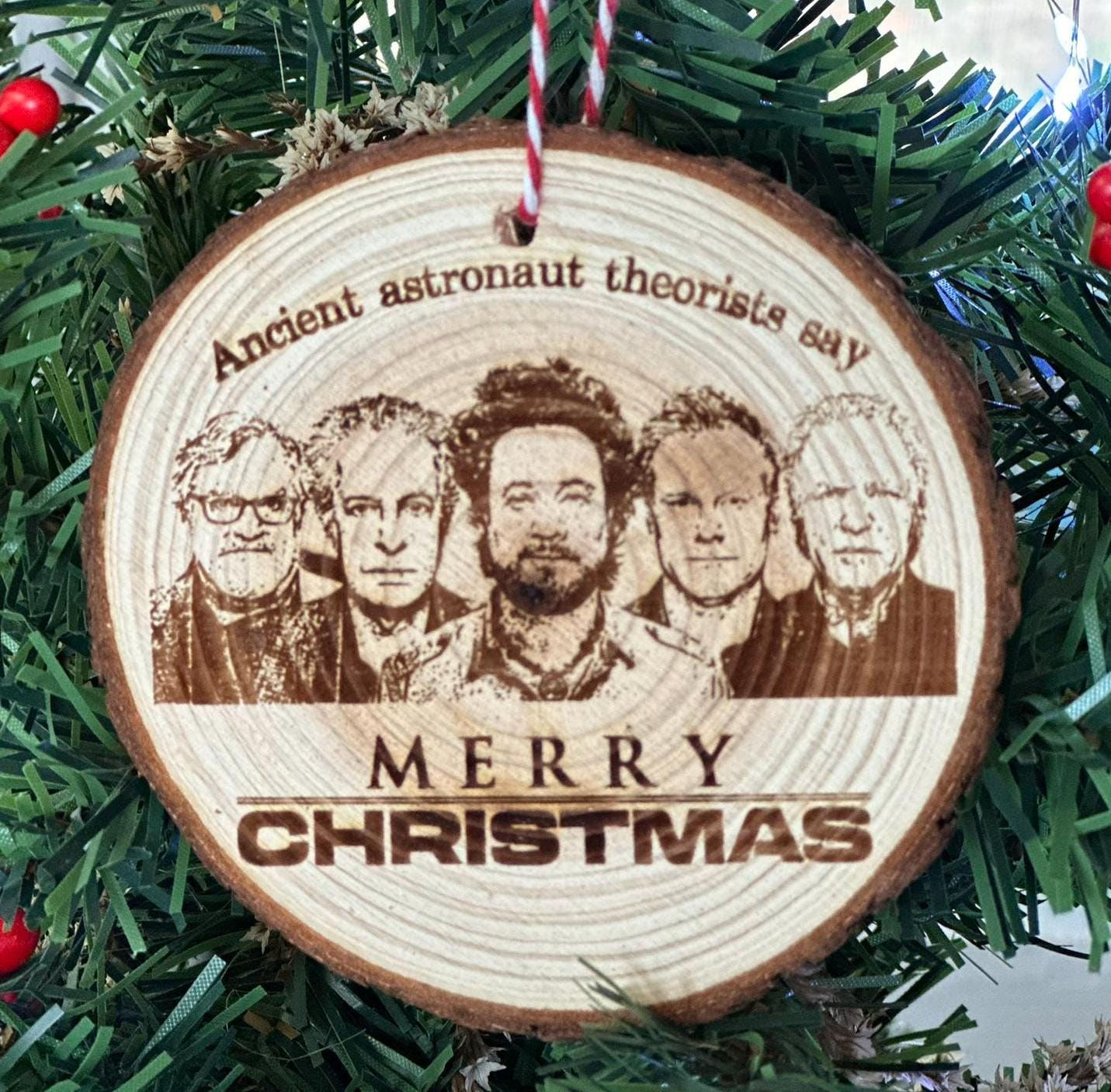 Ancient Aliens Portrait Christmas Ornament