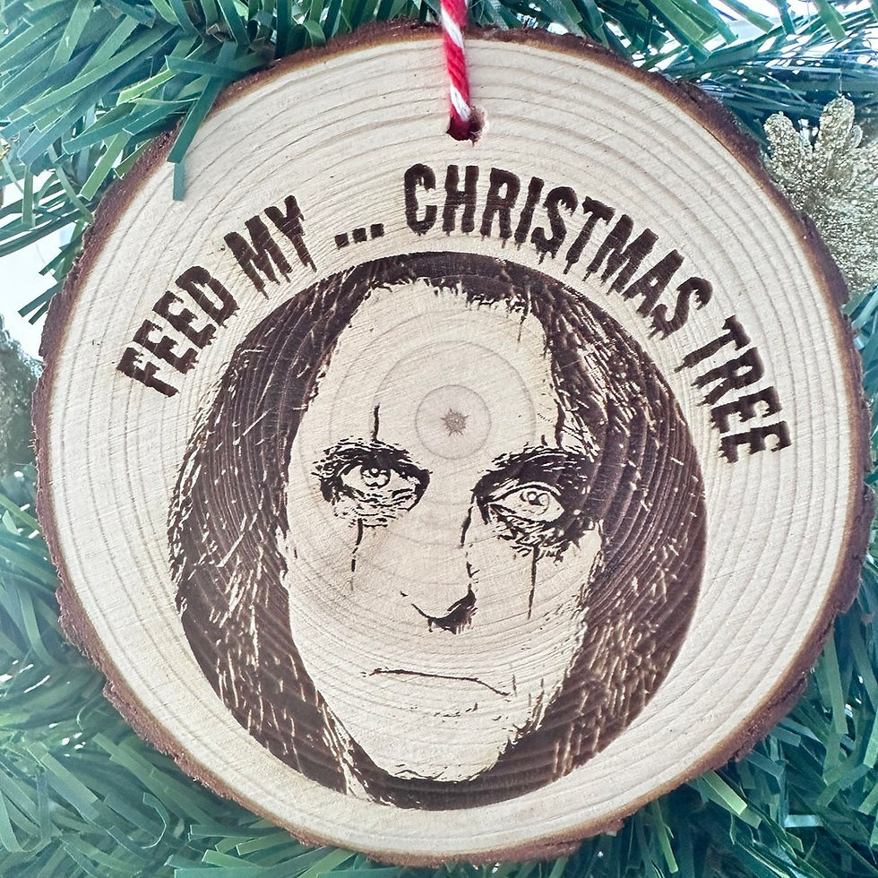 Alice Cooper Inspired Christmas Ornament
