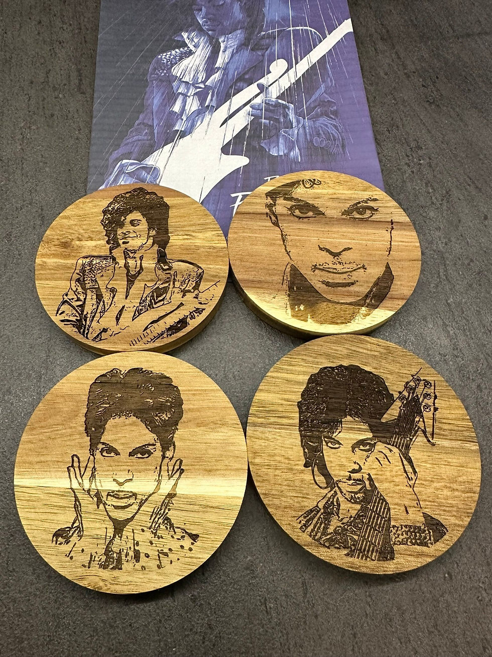 Prince Portrait Coasters