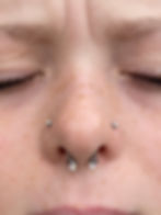 Double Nostril & Septum Piercing
