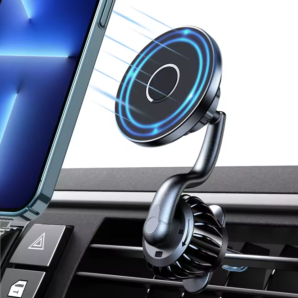 Thumbnail: Strong Magnetic 360° Rotation Mag Safe Air Vent Car Mount Dashboard Phone Holder