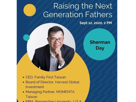 Raising the Next Generation Fathers by Sherman Day on Sat Sep 12th 2pm