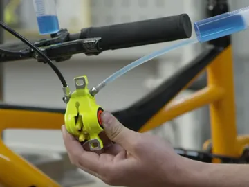 Performing a bicycle brake bleed