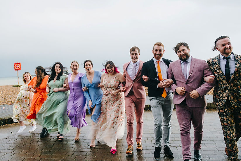 just-married-and-friends-brighton-beach-sandra-reddin-photography.jpg