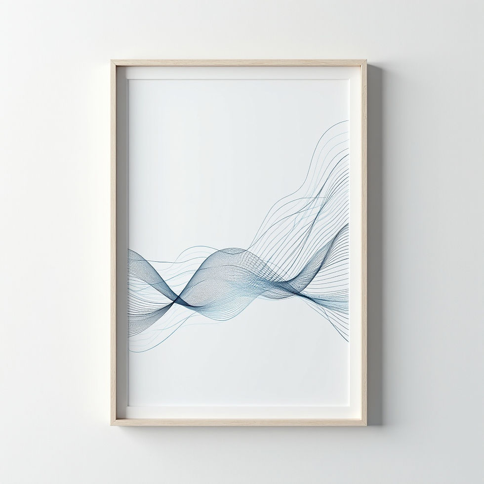 Data Stream Art Piece